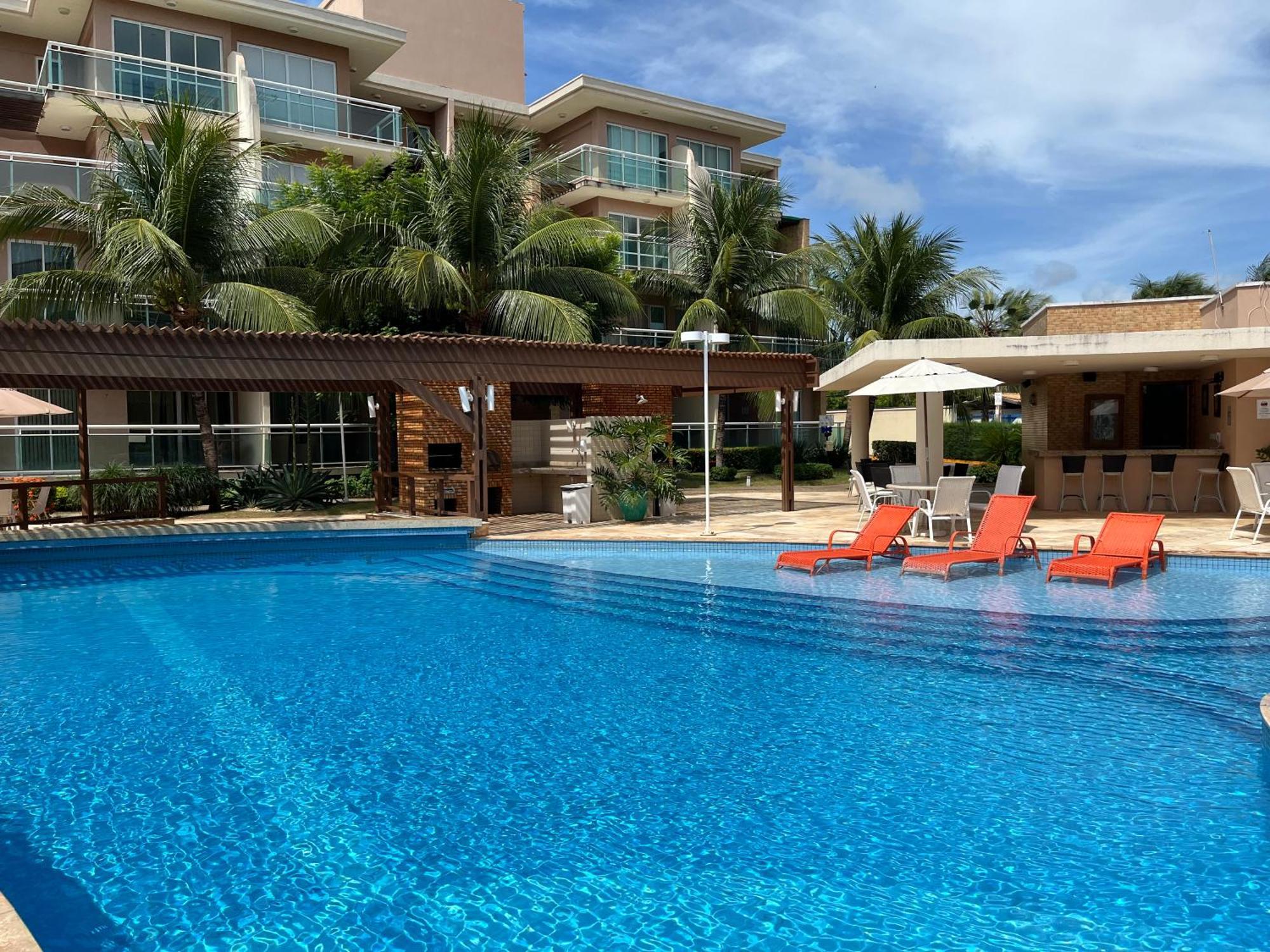 Palm Beach Porto Das Dunas, Apartamento Todo Climatizado Terreo A 350 Metros Beach Park Aquiraz Esterno foto